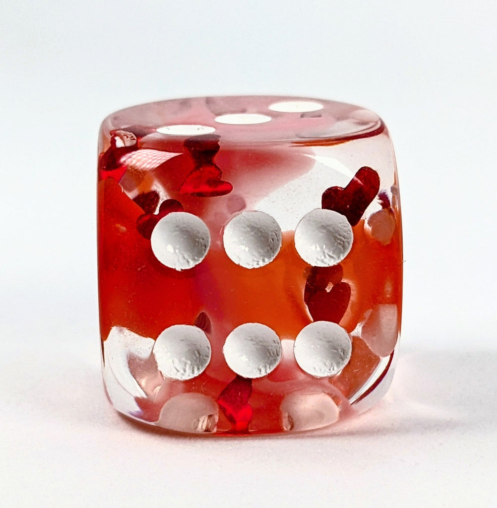 Lovestruck - Singles d6 pipped 18mm dice