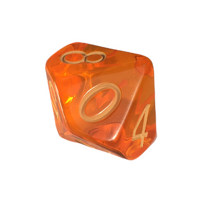 Translucent Orange w/ Lt Orange Ink  