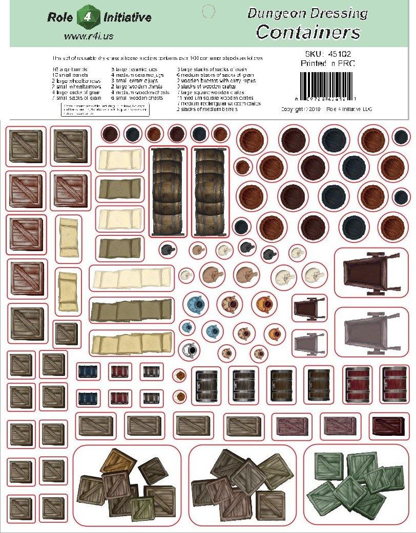 Dungeon Dressings Containers