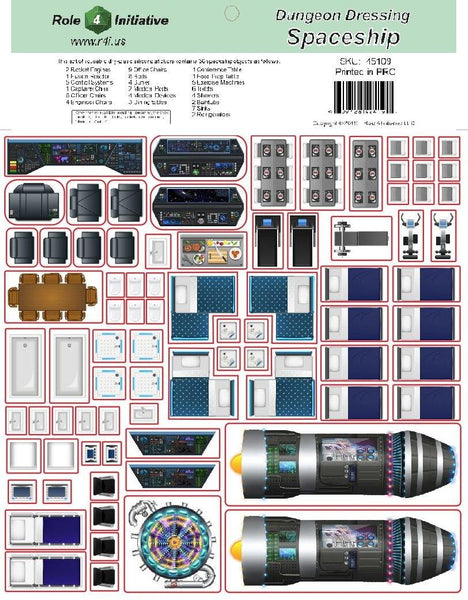 Dice Dungeon Dressing - Spaceship Default Title