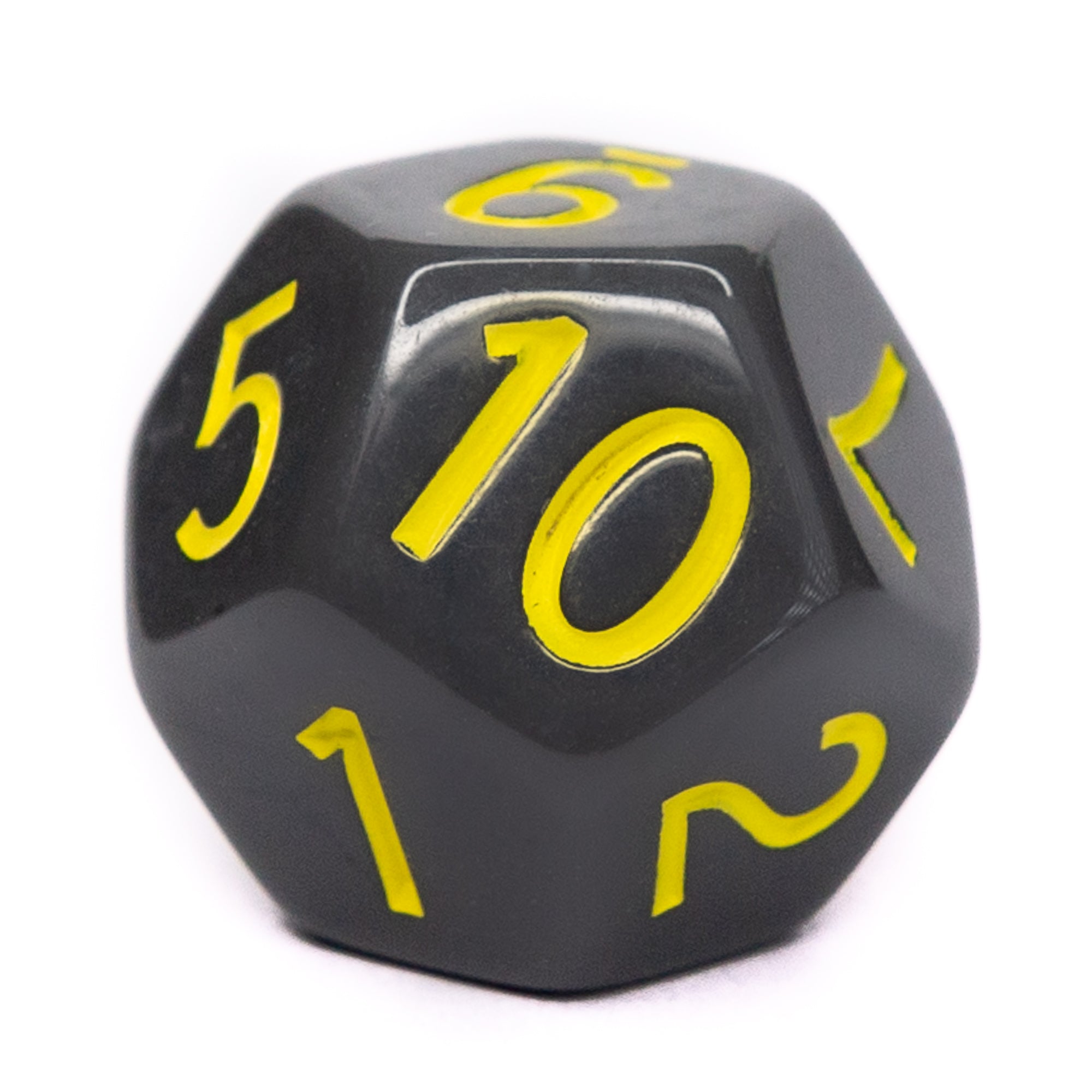 Role 4 Initiative Dungeons Dragons Dice Opaque Dark Purple w/ Yellow Ink -  Sets Singles Set of 7 w/ Arch'd4 in box