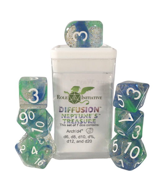 Dice  Set of 15 w/ Arch'd4 in box