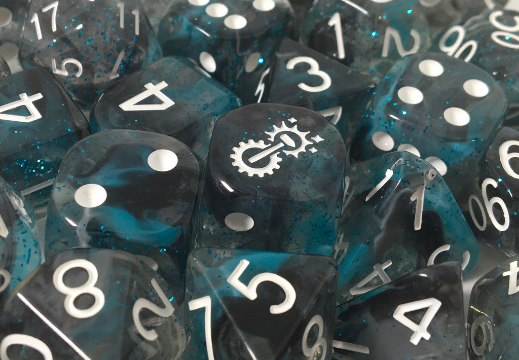 Dice Artificer's Ingenuity - Sets  Singles Set of 7 w/ Arch'd4  all numbers