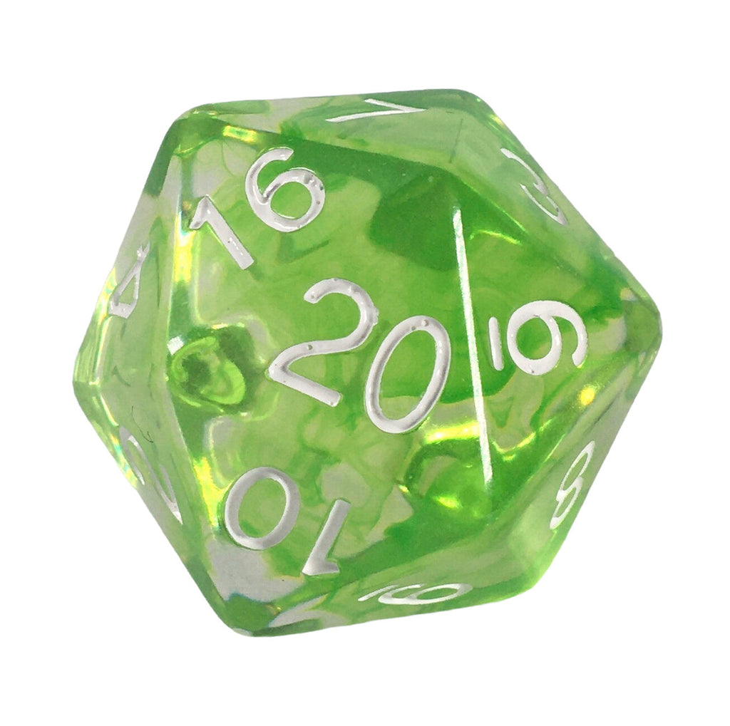 Dice XL d20 1FB - Diffusion Slime Green