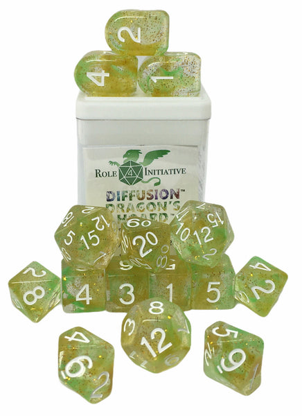 Diffusion Dragon's Hoard Set of 15 dice