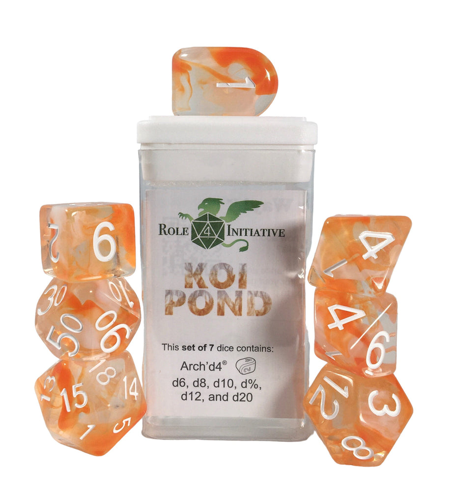 Diffusion Koi Pond Set of 7 dice