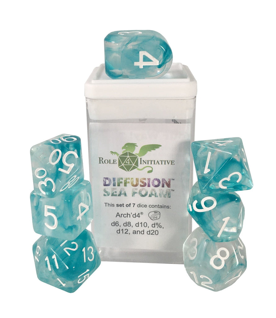 Diffusion Sea Foam Set of 7 dice