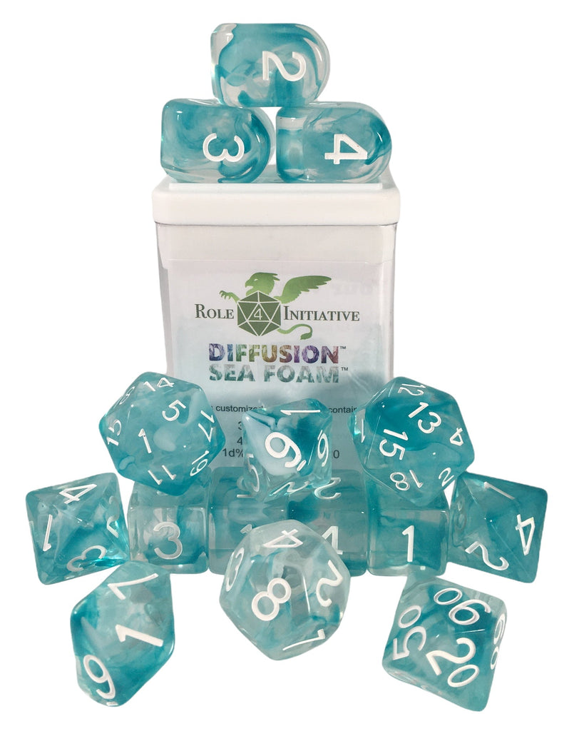 Diffusion Sea Foam Set of 15 dice