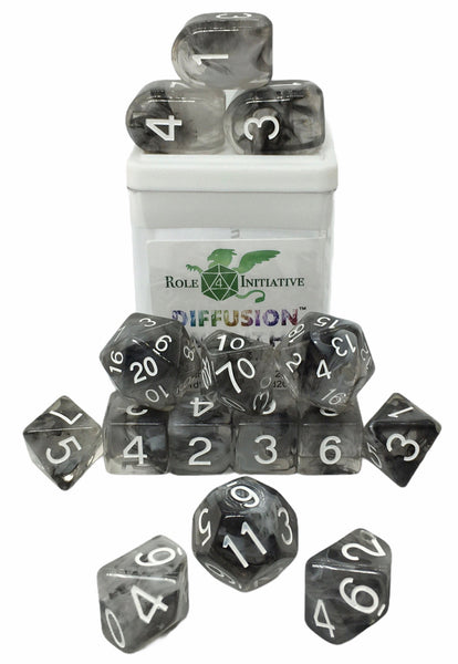 Diffusion Wraith Set of 15 dice