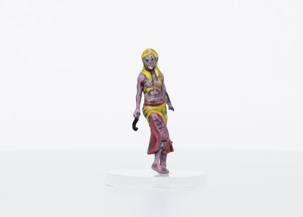 Zombie Female Human Butcher - 28mm Plastic Mini - Role 4 Initiative 